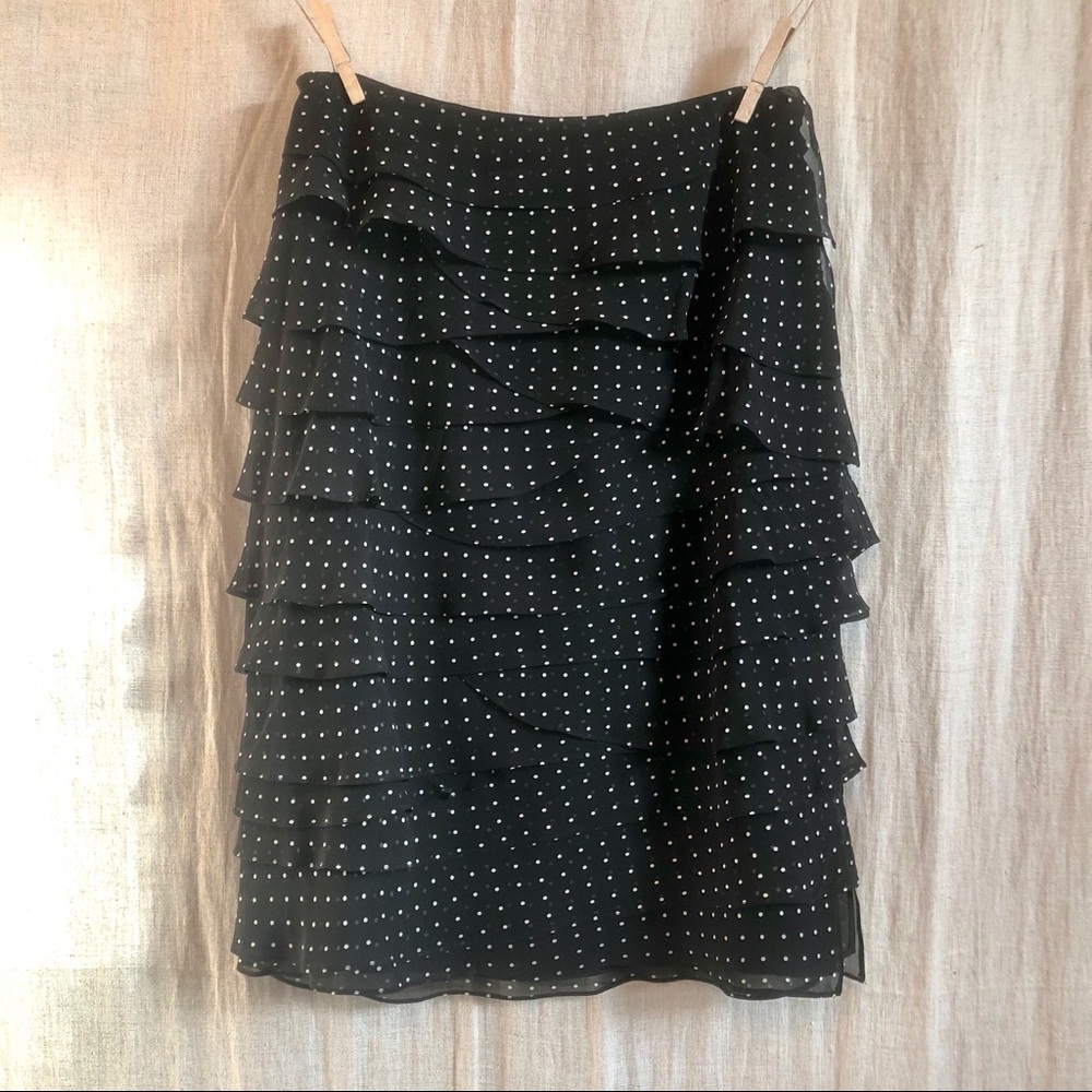 Fluttery polka dot skirt